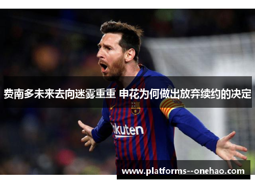 费南多未来去向迷雾重重 申花为何做出放弃续约的决定